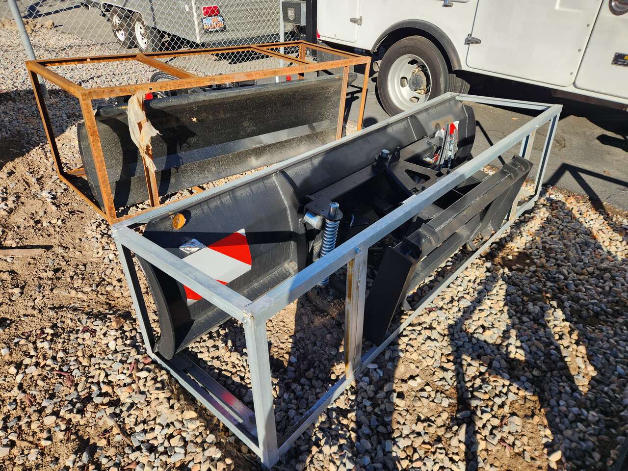 94" Wide Skid Steer Snow Plow Attachment