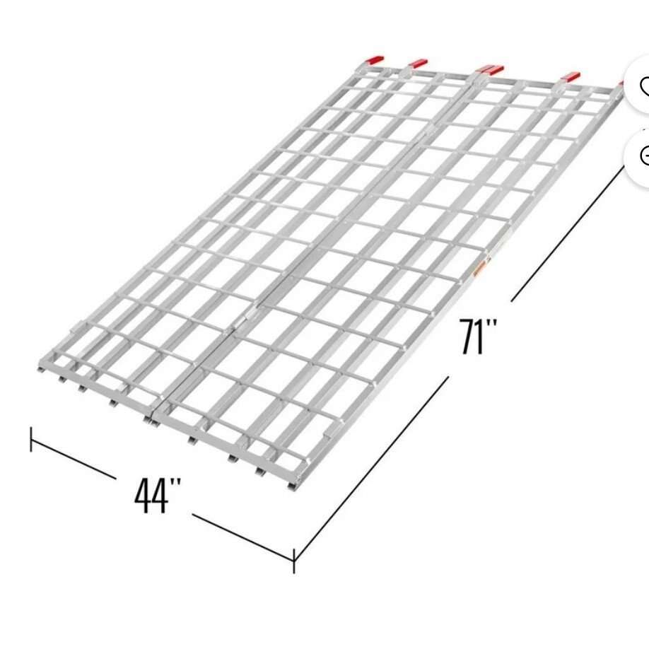 Aluminum 5' 11in Bi-Fold ATV Ramp