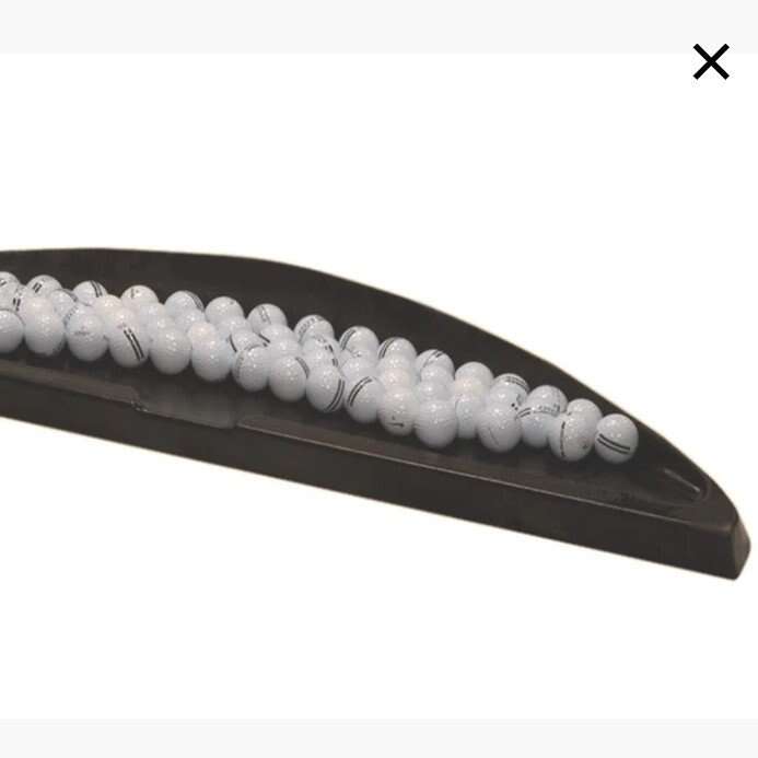 Fiberbuilt Golf Half-Moon Molded Rubber Ball Tray