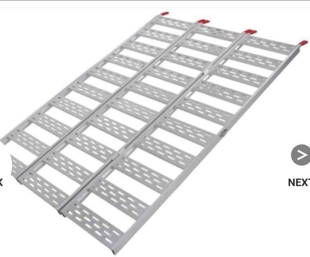 CargoSmart Folding Loading Ramp - Aluminum 77 x 50