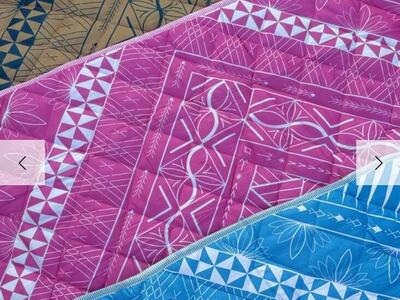 Pasefika Playmat available in brown and blue