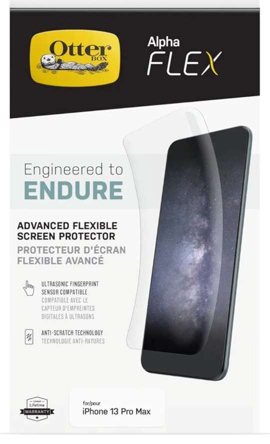 OtterBox Alpha Flex Screen Protector for iPhone 13 Pro Max (ONLY)