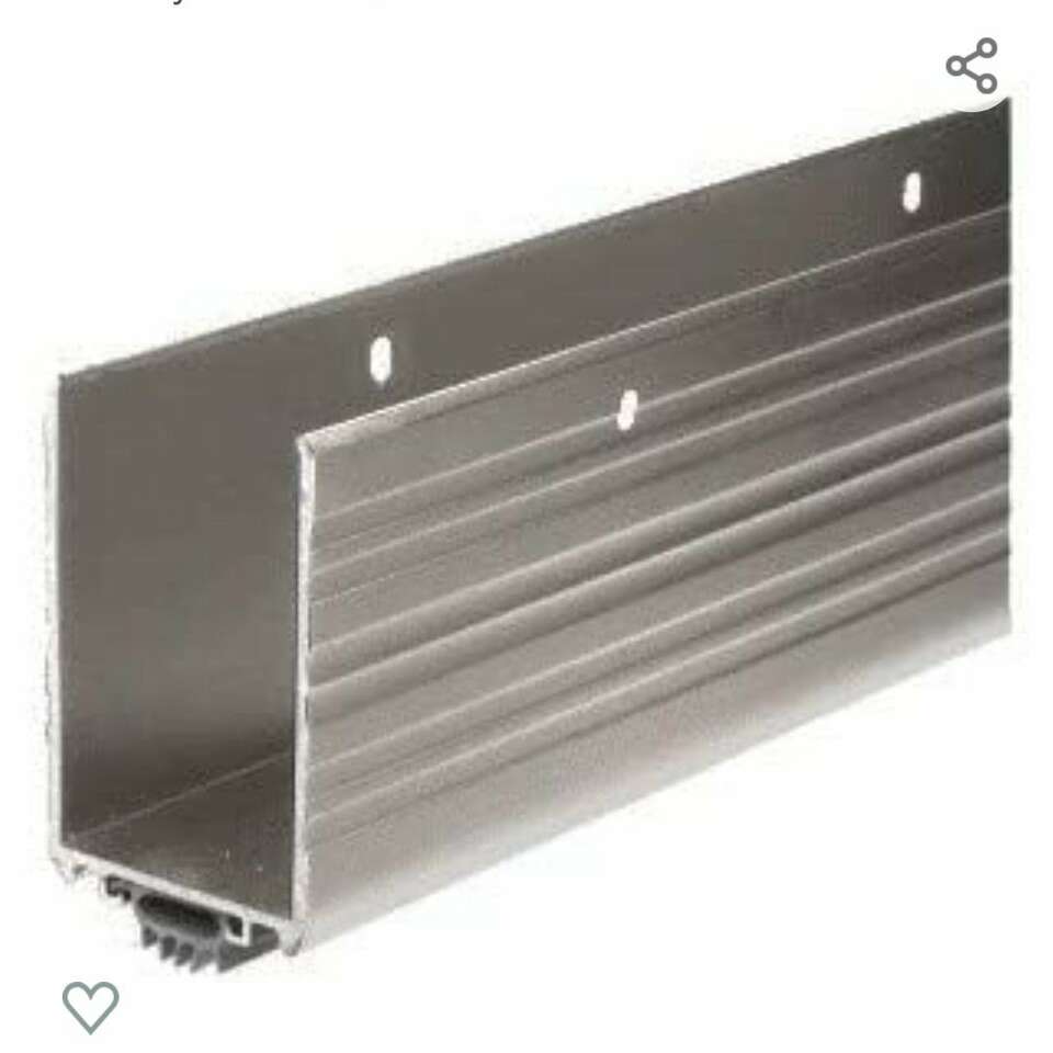 New 36" aluminum door kick plates