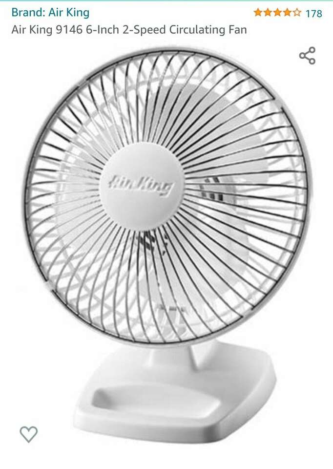 Air king 6" rotating personal fan