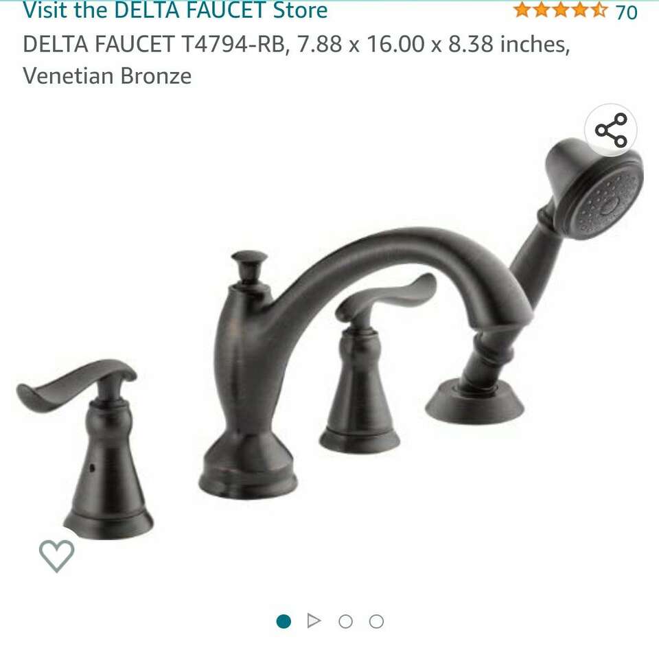 Half off New Delta T4794-RB tub trim kit