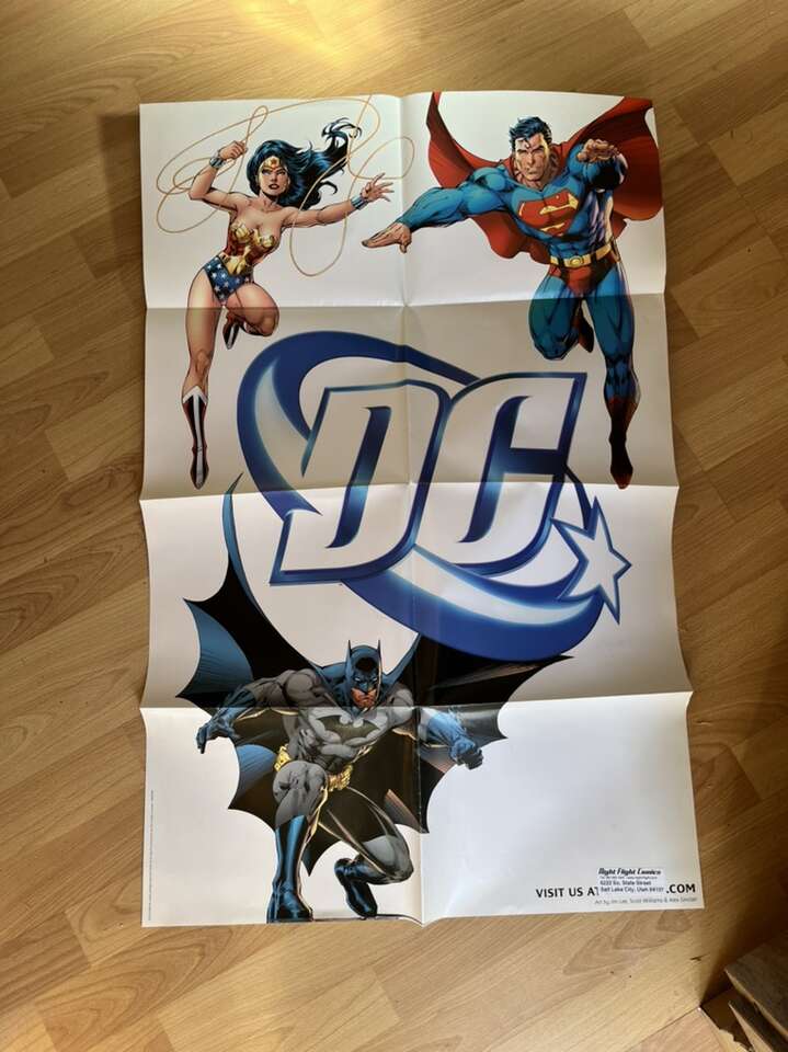 DC Poster Batman Superman Wonder Woman