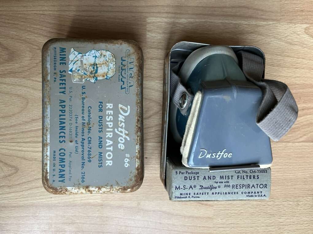 Old Respirator Mine Safety Dustfoe