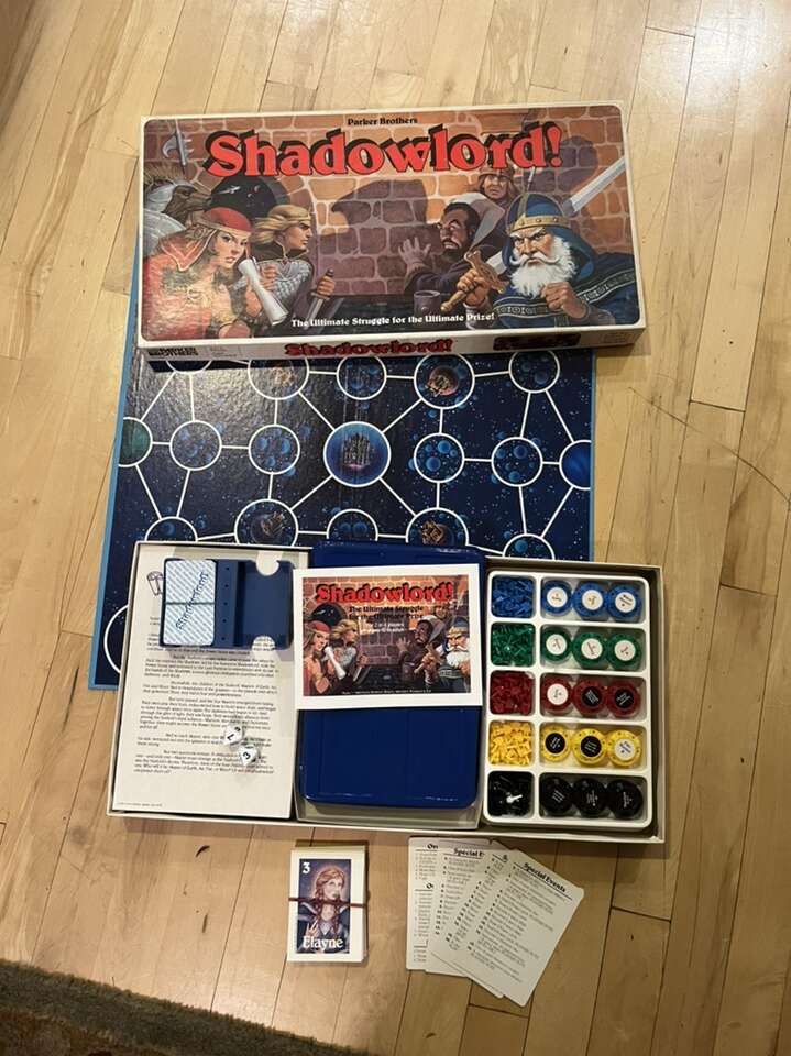 Vintage Shadowlord Board Game Complete