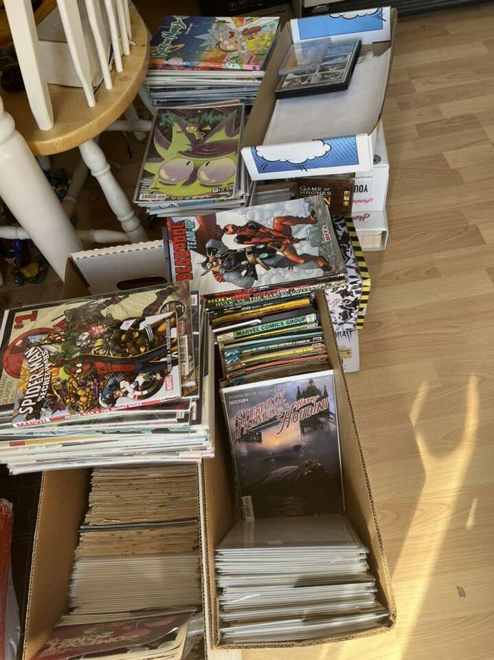 Huge Lot of Marvel And DC Comic Books And More