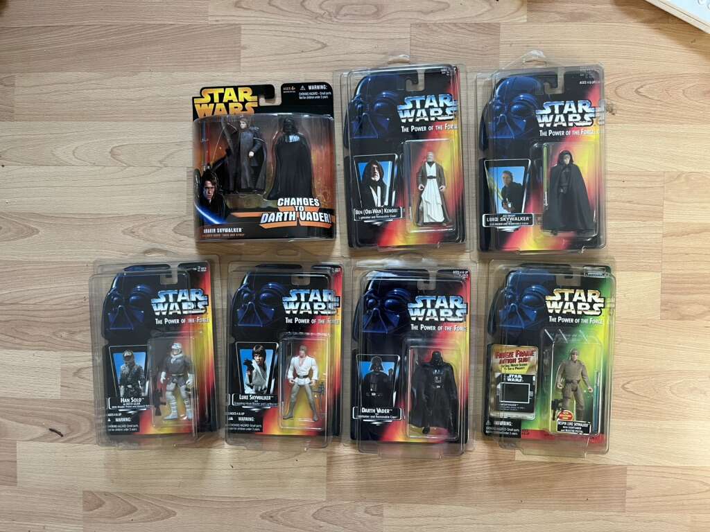 Huge lot of STAR WARS figures potf, revenge of the sith, errors/variants