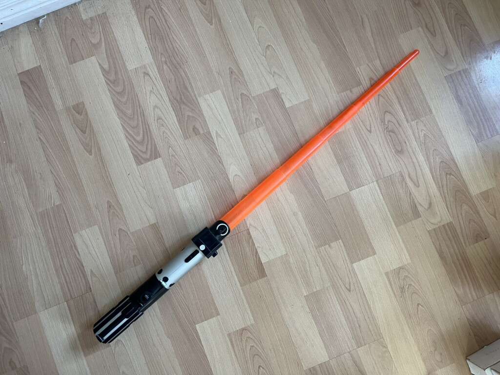 2006 Hasbro Spring Loaded Darth Vader Light Saber