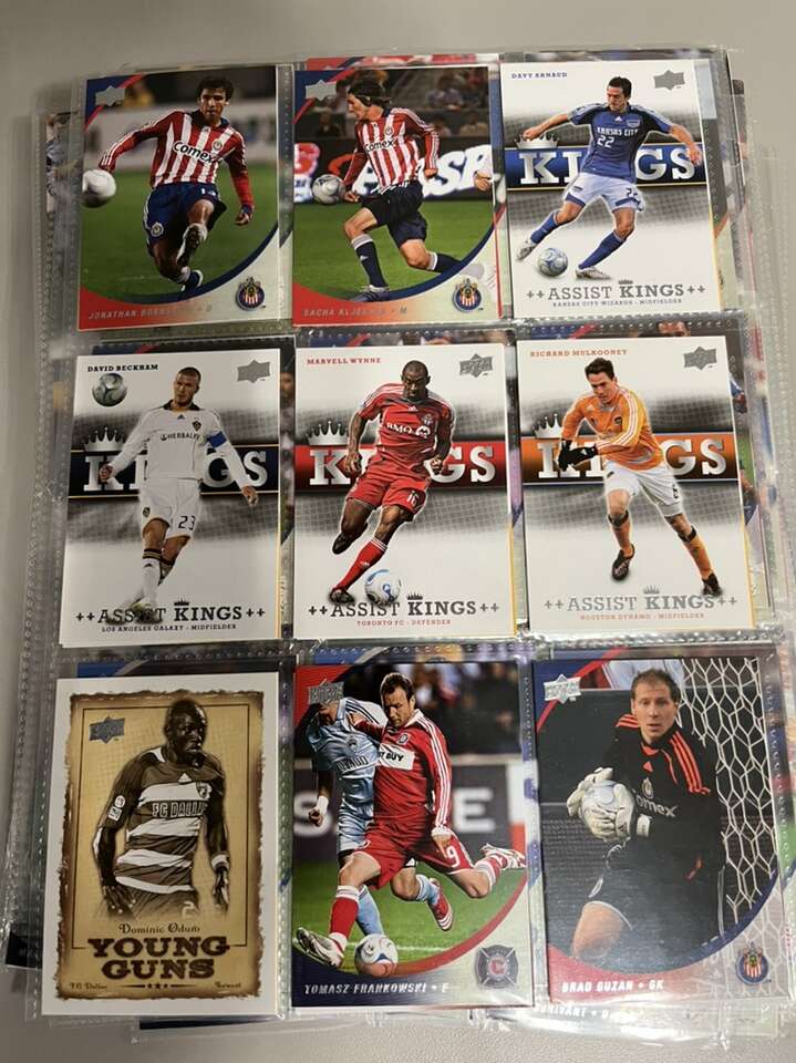 Soccor MLS Cards David Beckham Jersey Cards Lot