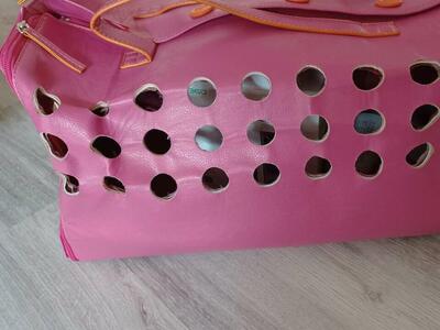 Small Pet carrier/Faux Leather