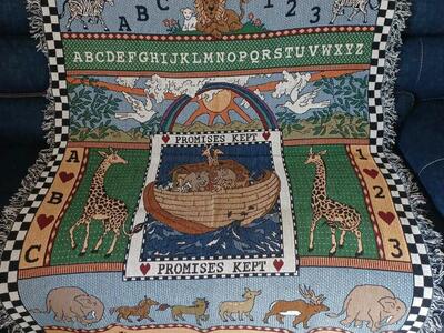 Noah's Ark Throw Blanket