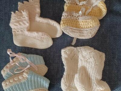 Vintage Baby Booties