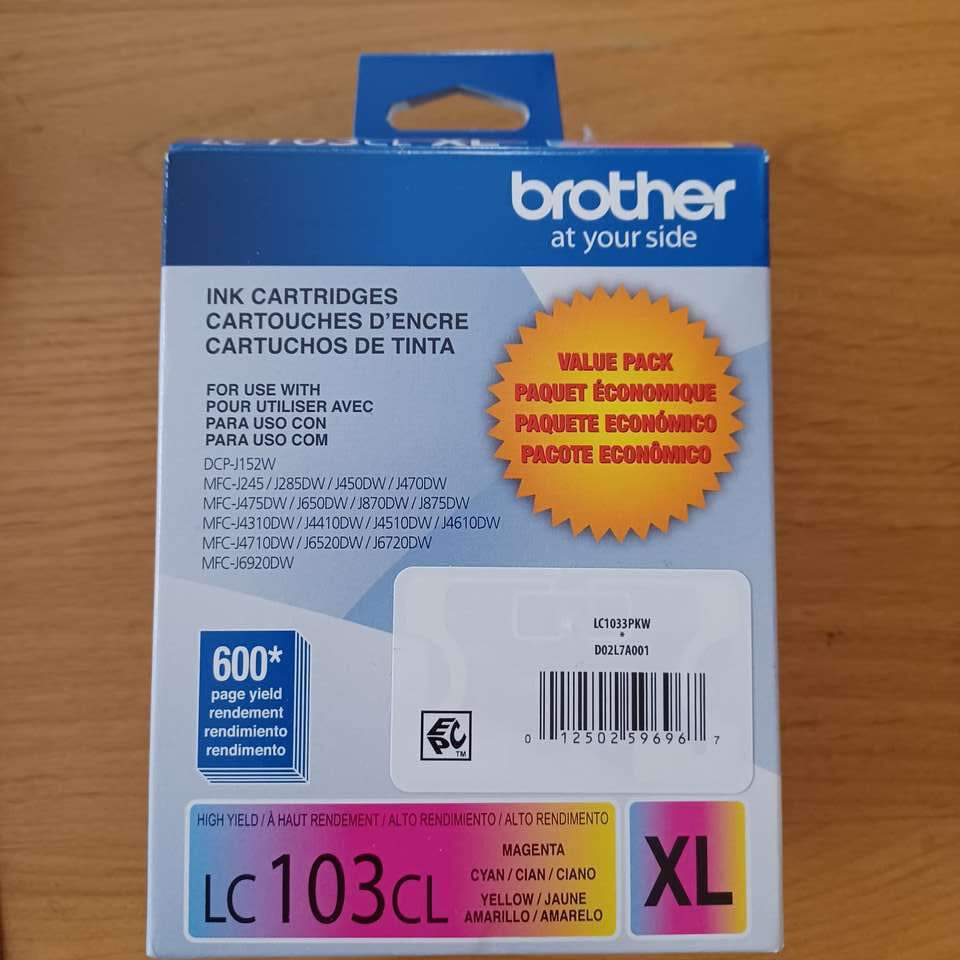 Brother Prinker Ink Tri Color