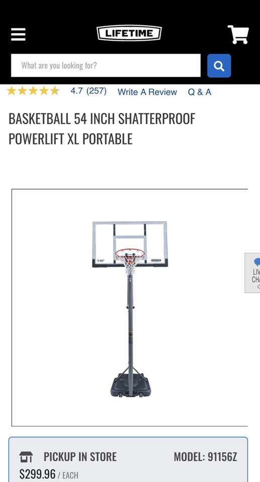 Lifetime Basketball Hoop