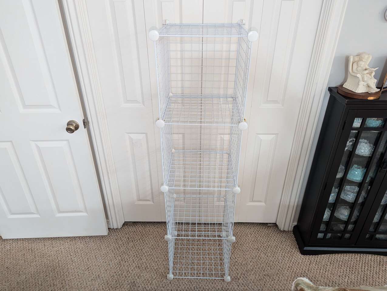 White Metal Wire Cubes