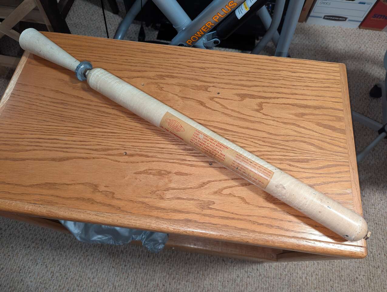 Vintage Titan Stick Fire Extinguisher Firefighting - Empty