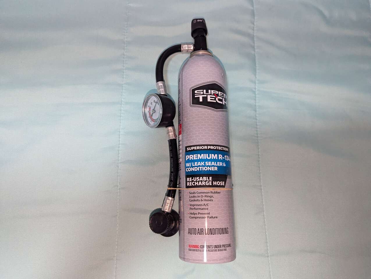 Automotive Freon With Fill Hose & Gage - New