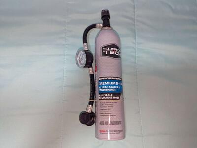 Automotive Freon With Fill Hose & Gage - New