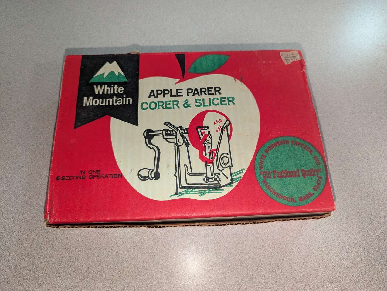 White mountain Apple Parer Corer & Slicer - Vintage