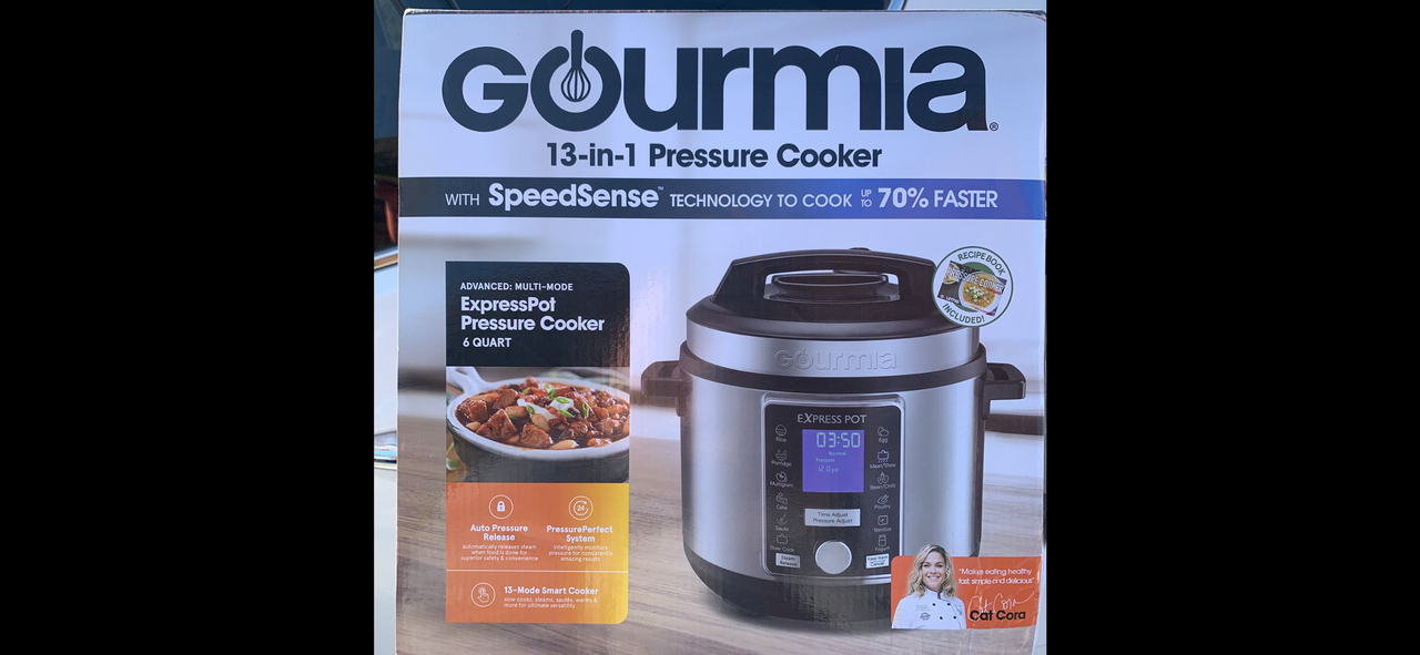 Gourmia 6 Quart ExpressPot 13 in 1 Pressure Cooker Brand New Sealed