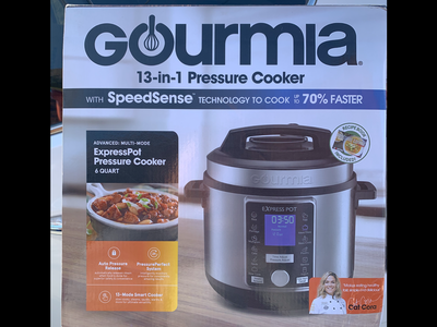 Gourmia 6 Quart ExpressPot 13 in 1 Pressure Cooker Brand New Sealed