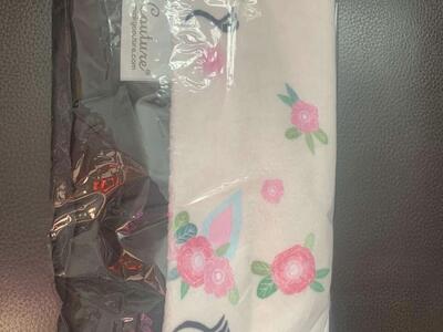 Minky Couture Baby Mini Size Unicorn Pattern and Purple Heart Pattern Brand New