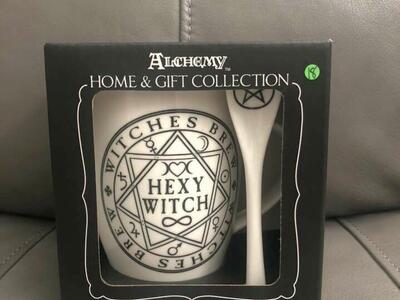 NIB Alchemy England Halloween Mug & Spoon Set