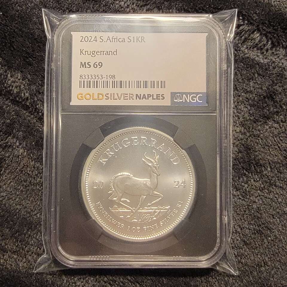 2024 SOUTH AFRICAN KRUGERRAND S1KR NGC MS69