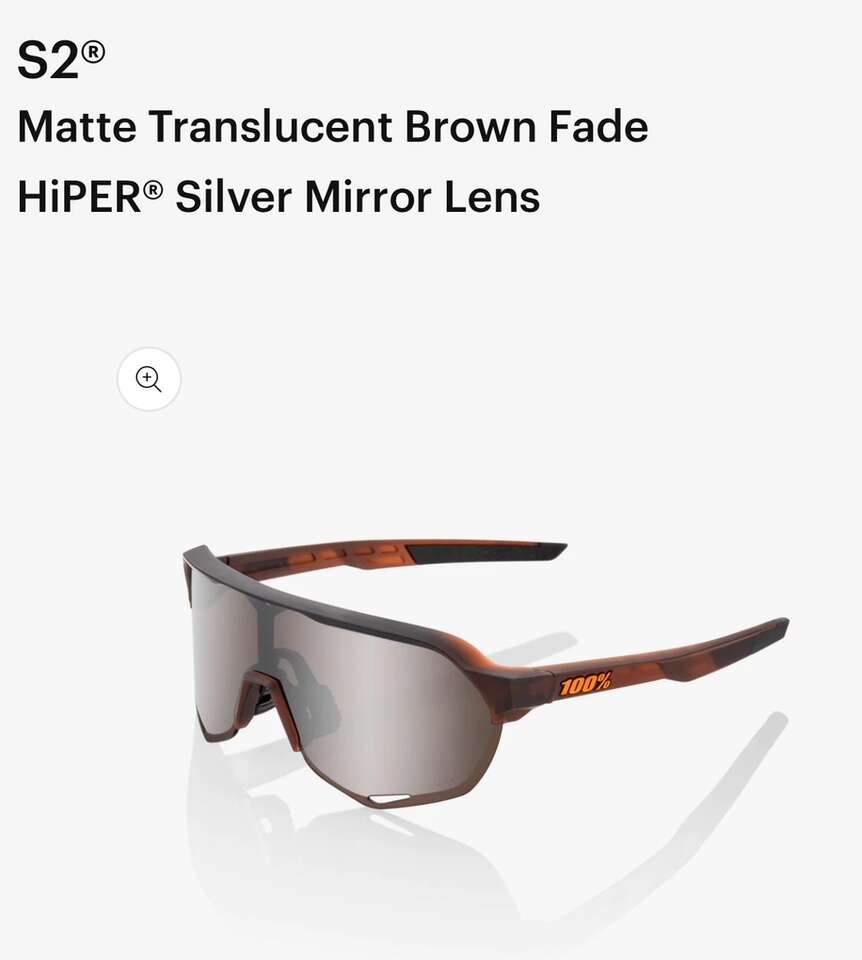 100% Percent S2 Glasses + Lenses