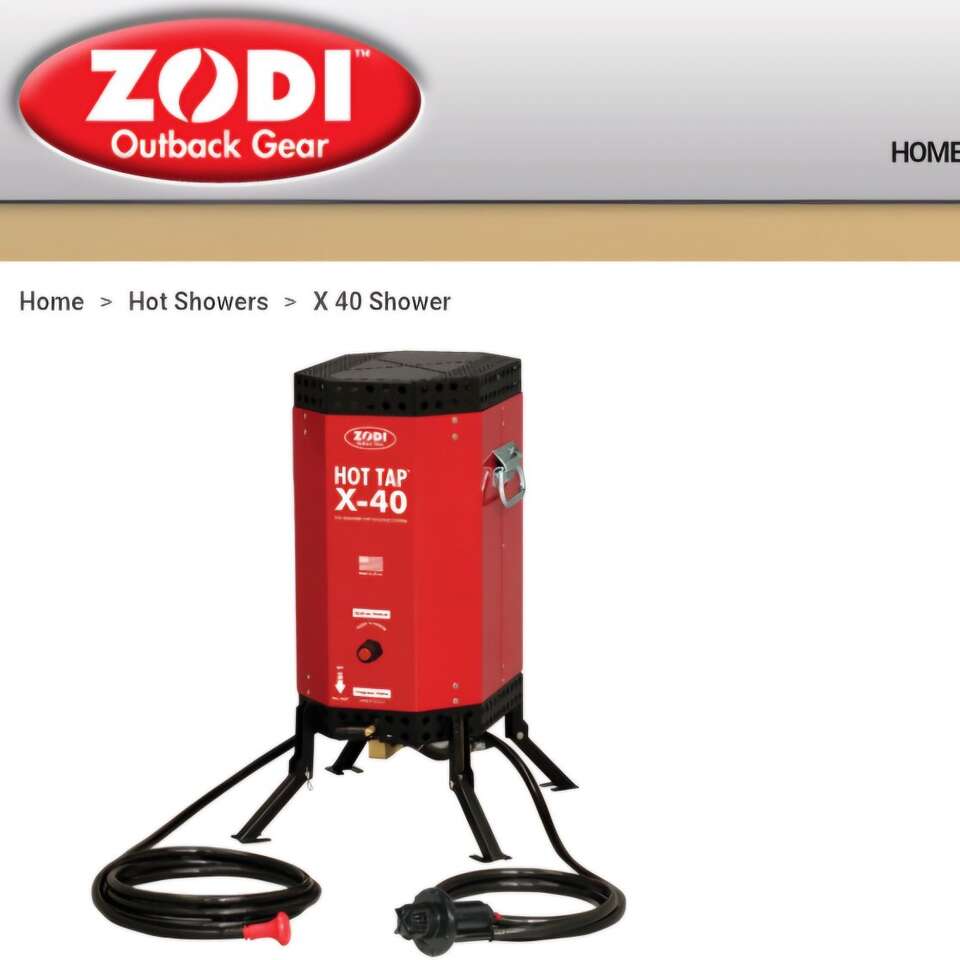 Zodi X-40 Hot Tap Outfitters Grade Camp Shower