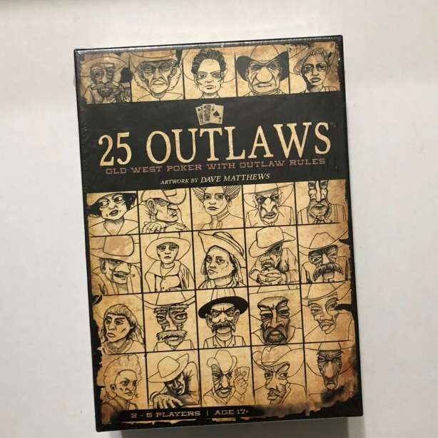 25 Outlaws Card Game