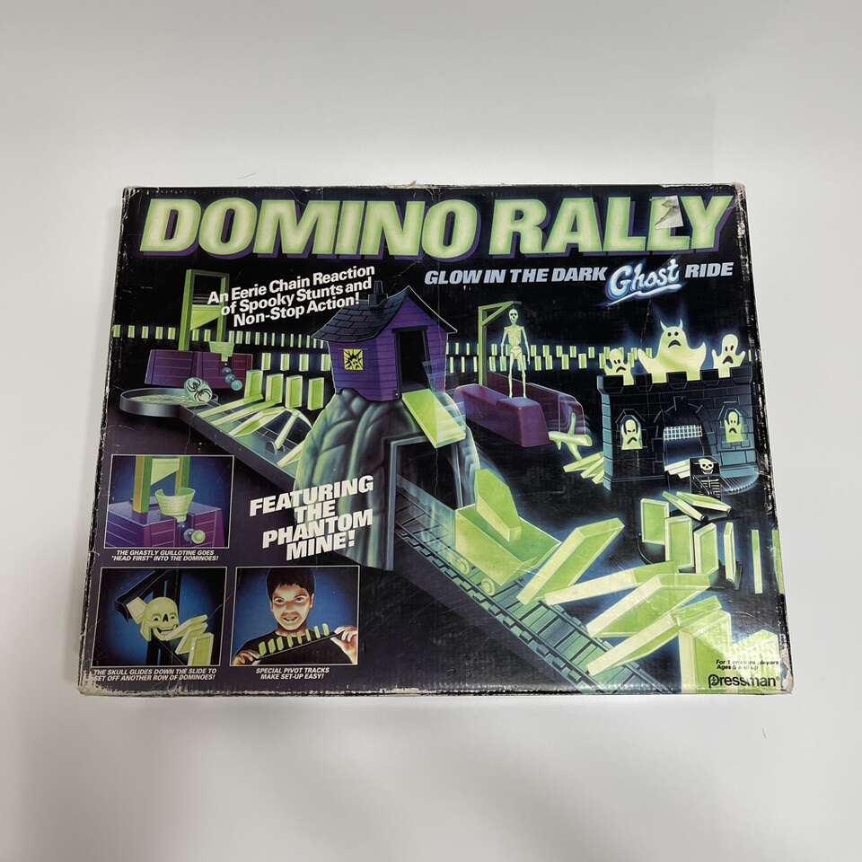 Domino Rally Ghost Ride Set Incomplete