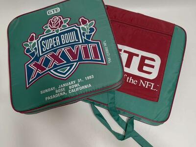 Super Bowl XXVII Souvenir Seat Cushions