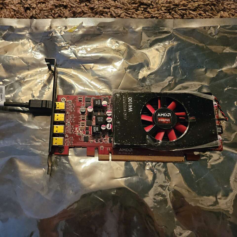 AMD FirePro W4100 2GB GDDR5 PCIe Graphics Card