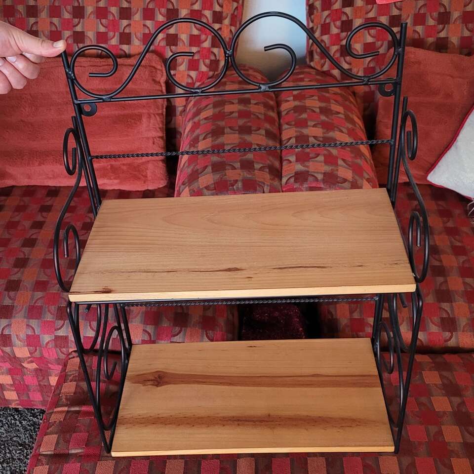 Hanging shelves rustic wooden 29"x17"x9"