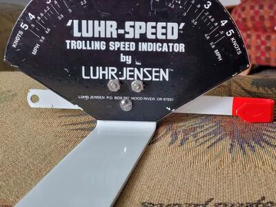 LUHR SPEED TROLLING SPEED INDICATOR jensen14"x8.5"