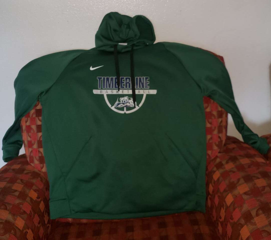 NIKE XL TIMBERLINE BASKETBALL sweatshirt green