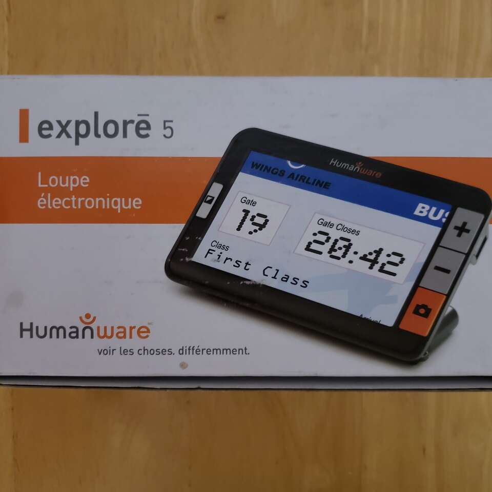 HUMANWARE EXPLORE 5 IN BOX
Appears to never have