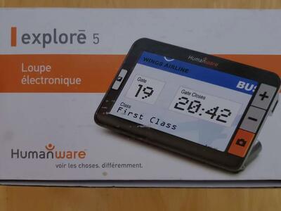 HUMANWARE EXPLORE 5 IN BOX
Appears to never have