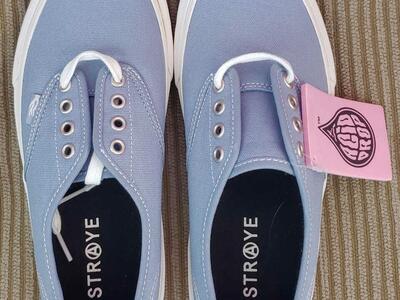 Stoye 9 Shoes Blue Casual Canvas boat sneakers S