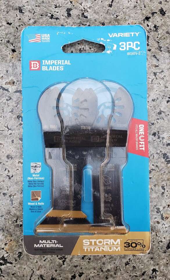 ONE FIT STORM TITANIUM IMPERIAL BLADES 3 PACK