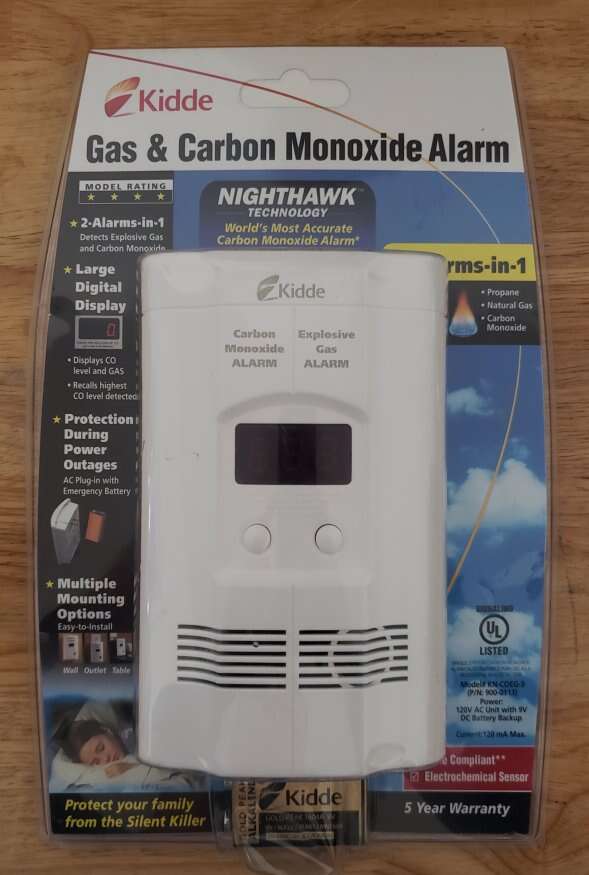 GAS & CARBON MONOXIDE DETECTOR