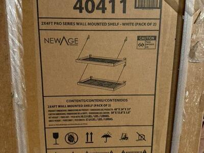 2Pro Series 2’ X 4’ Wall Mounted Steel Shelves