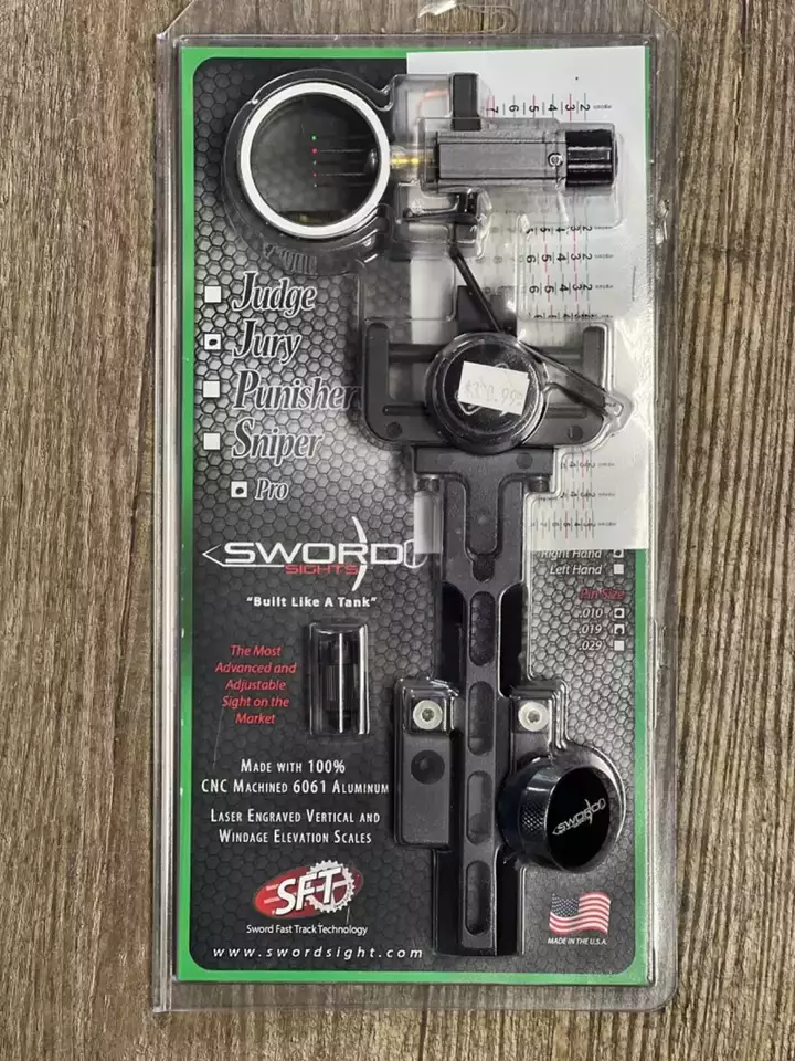 Bow Hunting/Archery Sight - Sword Jury Pro RH - Matthews, Hoyt, PSE