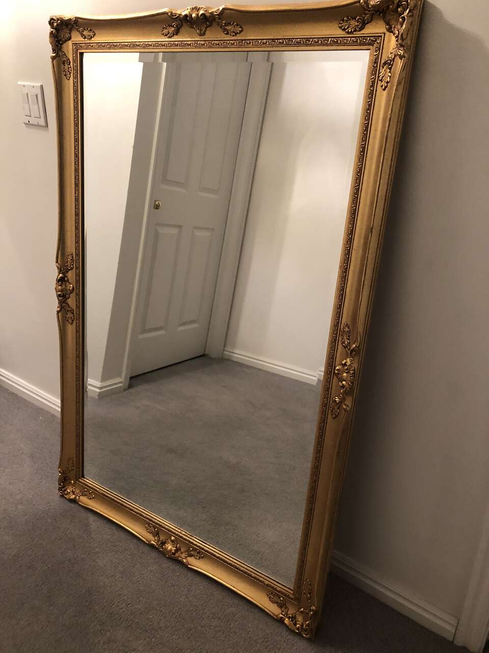 Beautiful Gold Leaf Mirror
