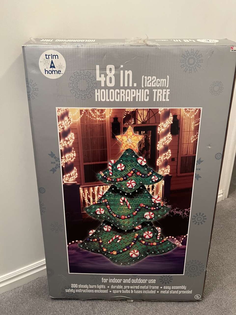 Brand new Trim a Home 48 inches Holographic Tree.