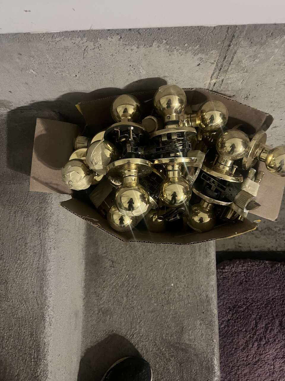 Brass Door Knobs